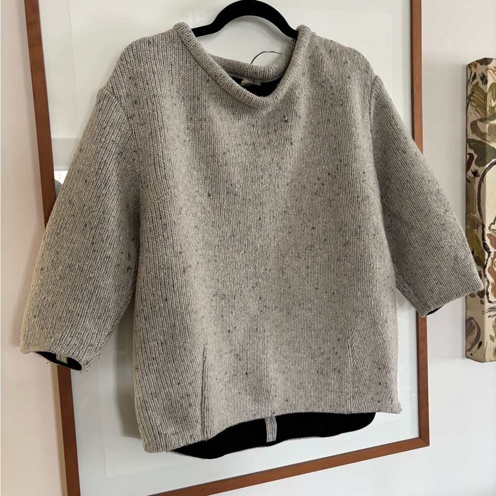 Wilfred Aritzia grey wool sweater